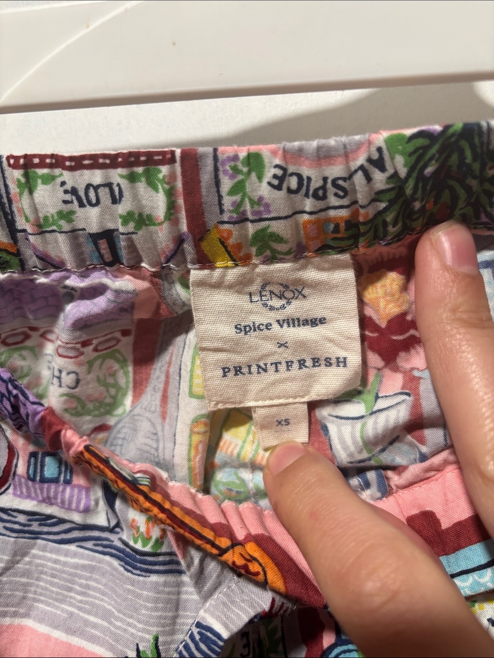 PRINTFRESH x LENOX SPICE VILLAGE pajama set limited edition collaboration xsmall - Picture 3 of 9